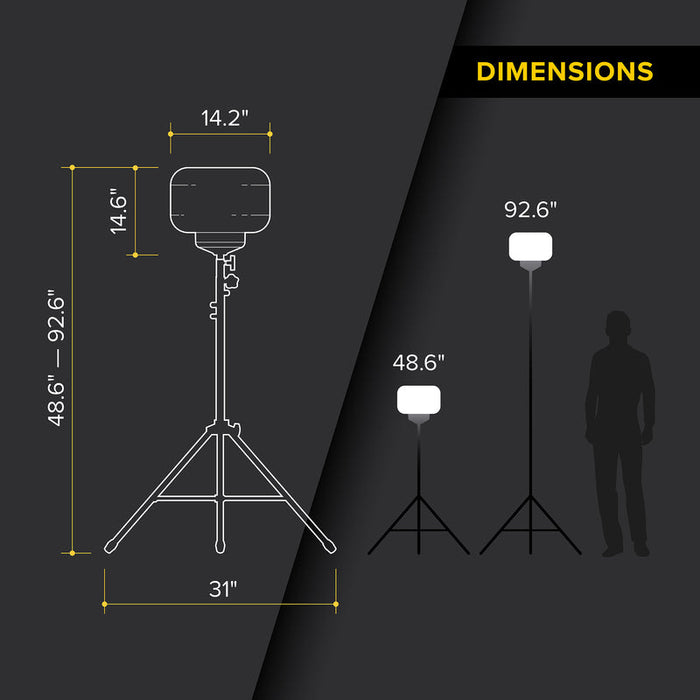 SeeDevil G3 - 60 Watt Balloon Light Kit