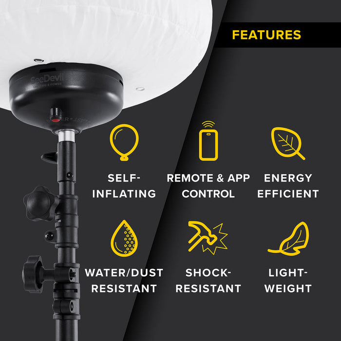 SeeDevil G3 - 60 Watt Balloon Light Kit