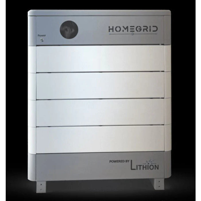 HomeGrid STACK'D 24kWh Lithium Home Battery System - 5X