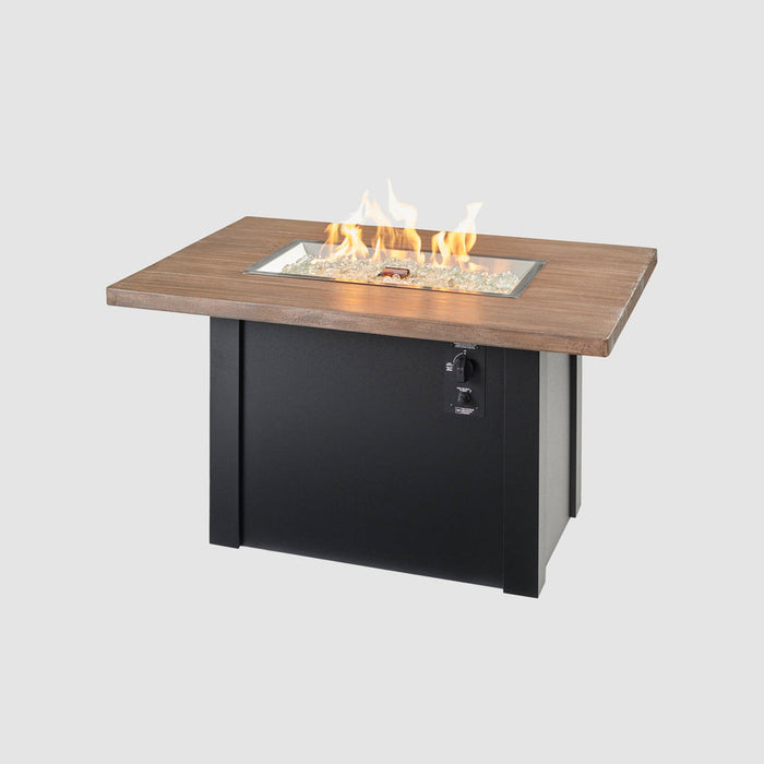 Outdoor Greatroom Havenwood Rectangular 44" Gas Fire Pit Table