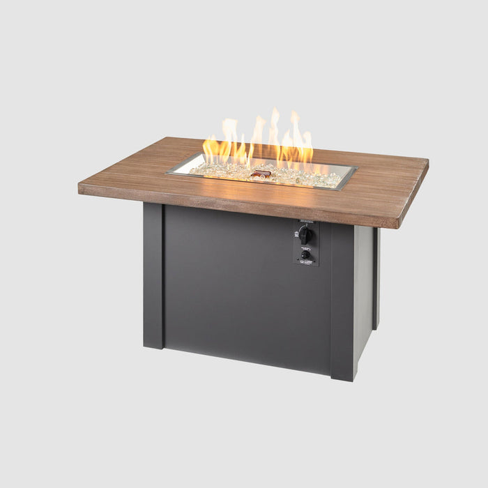 Outdoor Greatroom Havenwood Rectangular 44" Gas Fire Pit Table