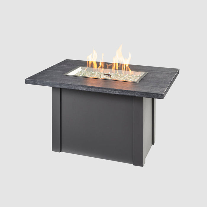 Outdoor Greatroom Havenwood Rectangular 44" Gas Fire Pit Table