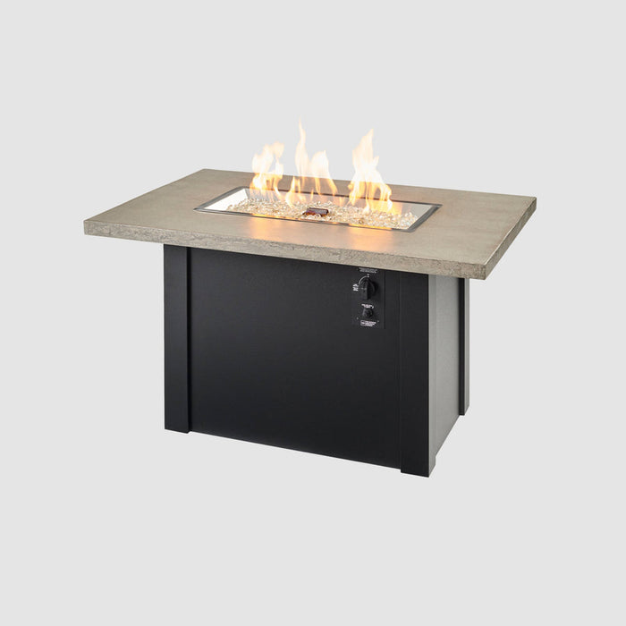 Outdoor Greatroom Havenwood Rectangular 44" Gas Fire Pit Table