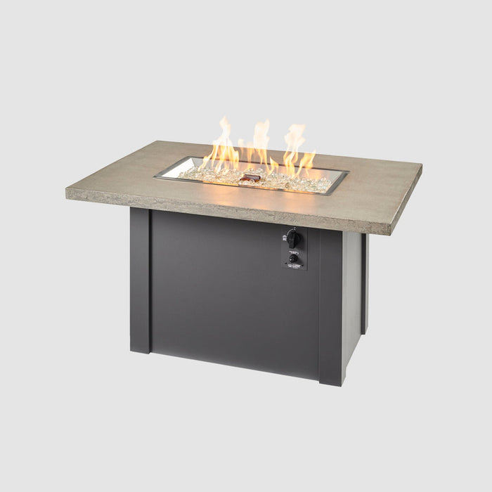 Outdoor Greatroom Havenwood Rectangular 44" Gas Fire Pit Table