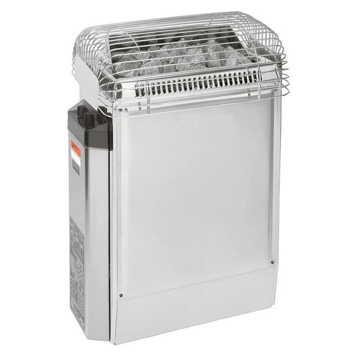 Harvia Topclass Series 8kW 240V 1PH Stainless Steel Sauna Heater with Built-In Time and Temperature Controls