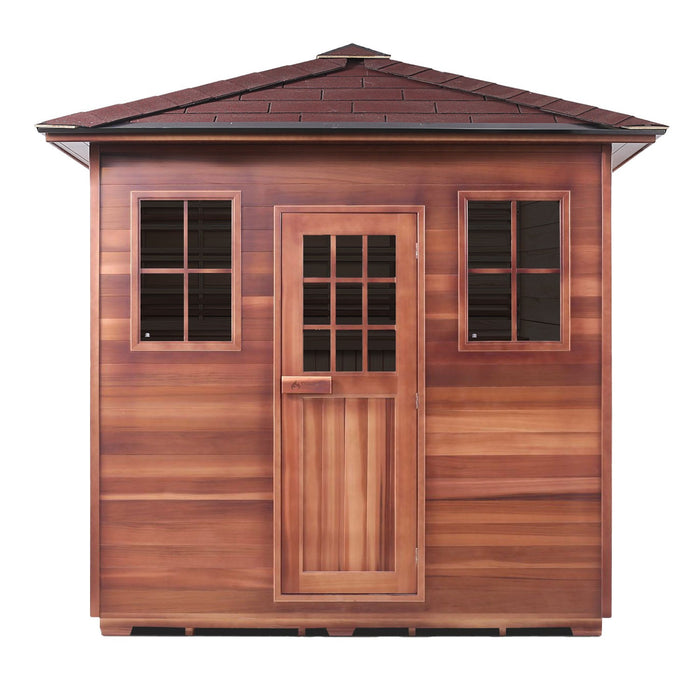 Enlighten SaunaTerra MoonLight 8 Dry Traditional Outdoor Sauna | 8 Persons