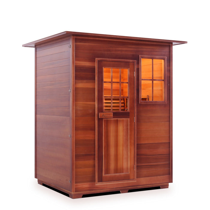 Enlighten SaunaTerra MoonLight 3 Dry Traditional Indoor Sauna | 3 Persons