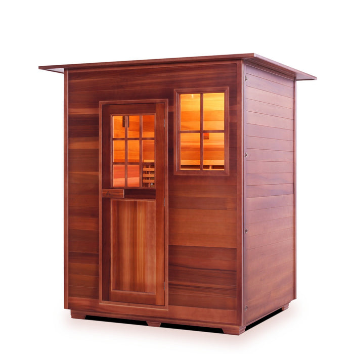 Enlighten SaunaTerra MoonLight 3 Dry Traditional Indoor Sauna | 3 Persons