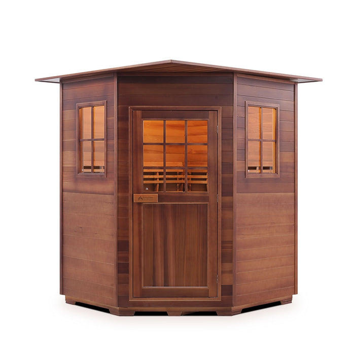 Enlighten SaunaTerra MoonLight 4C Dry Traditional Indoor Sauna | 4 Persons