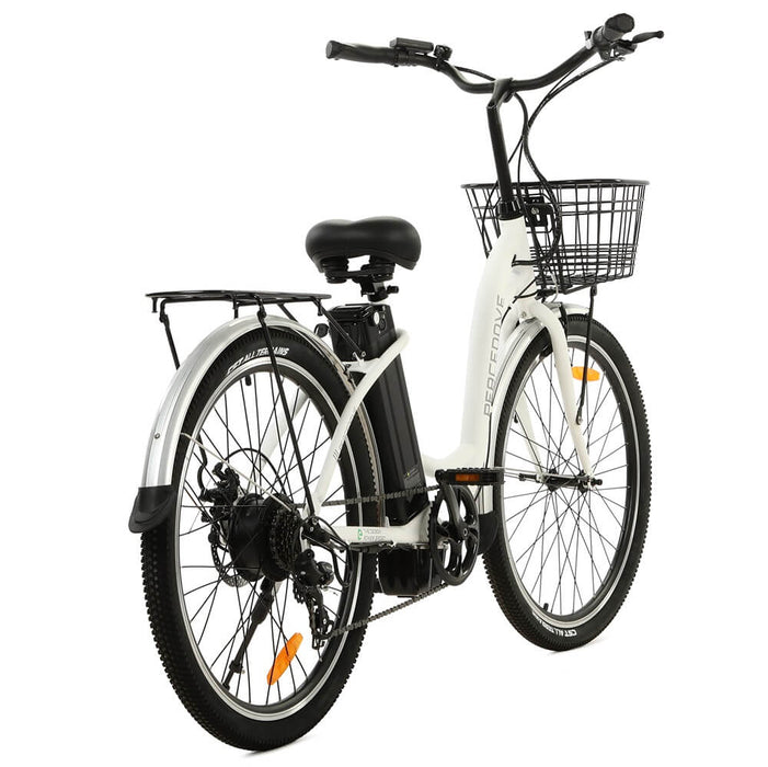 Ecotric Peacedove Electric City Bike - White