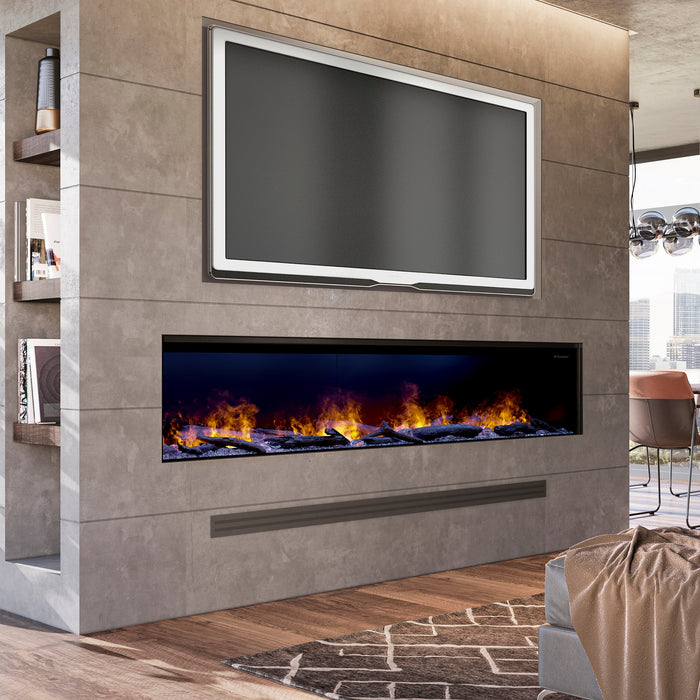 Dimplex Optimyst® 86" Linear Built-In Electric Fireplace