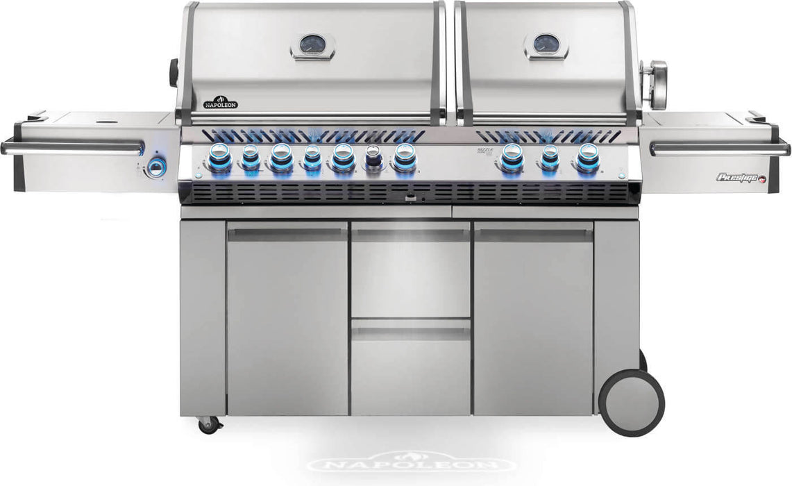 Napoleon Prestige PRO™ 825 RSBI Gas Grill with Power Side Burner, Infrared Rear & Bottom Burners