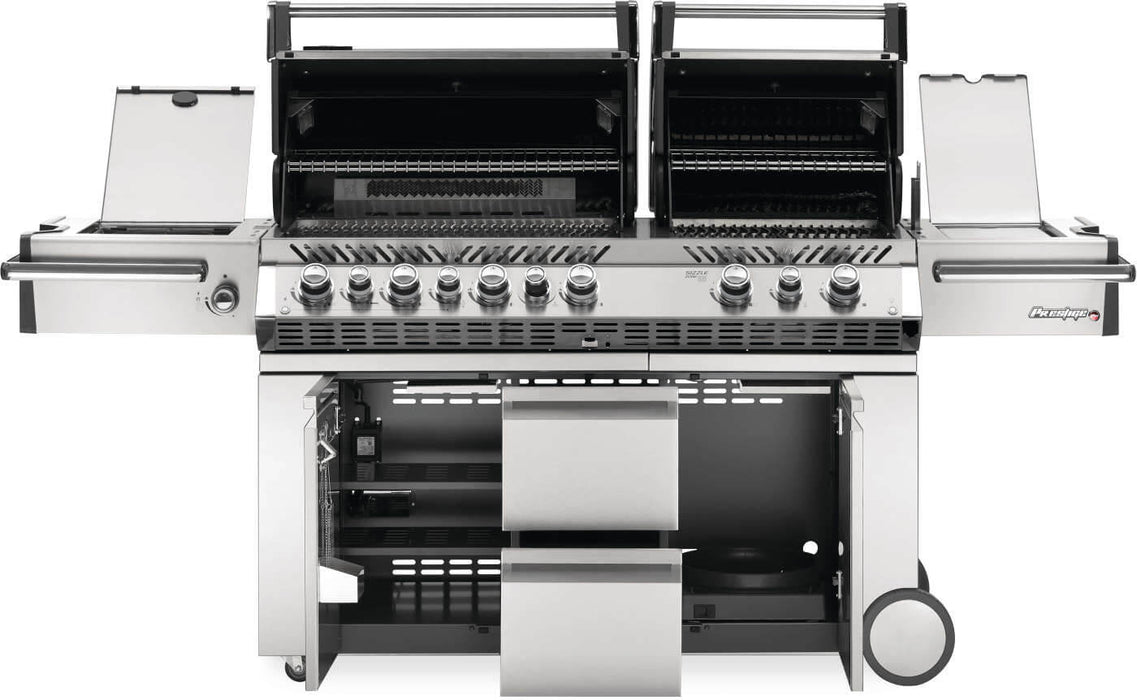 Napoleon Prestige PRO™ 825 RSBI Gas Grill with Power Side Burner, Infrared Rear & Bottom Burners