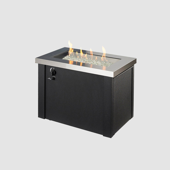 Outdoor Greatroom Providence Rectangular Gas 32" Fire Pit Table