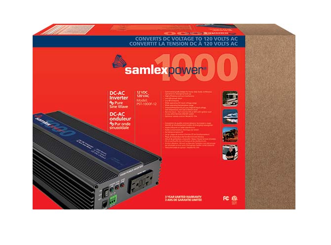 Samlex 1000 Watt 12V Pure Sine Wave Inverter