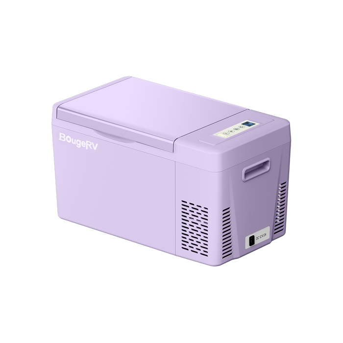 BougeRV 12V 23 Quart Colorful Purple Portable Fridge