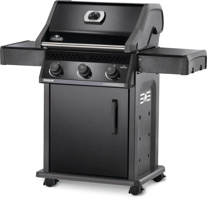 Napoleon Rogue 425 Black Liquid Propane Gas Grill on Cart