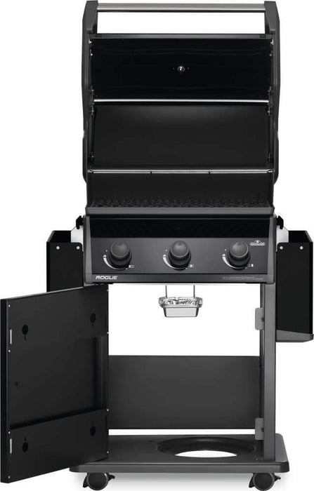 Napoleon Rogue 425 Black Liquid Propane Gas Grill on Cart