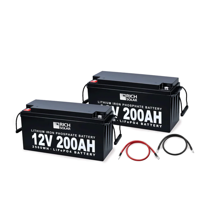 Rich Solar 12V 400AH 5.1kWh Lithium Battery Bank