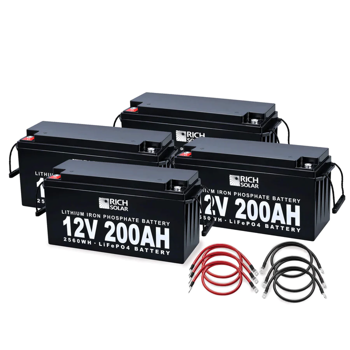 Rich Solar 12V 800AH 10.2kWh Lithium Battery Bank