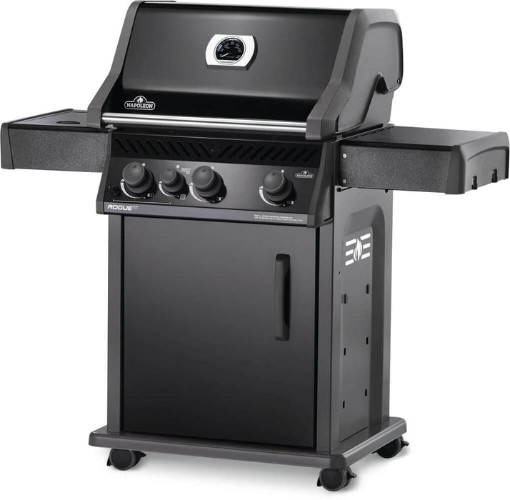 Napoleon Rogue XT 425 SIB Black Gas Grill with Infrared Side Burner