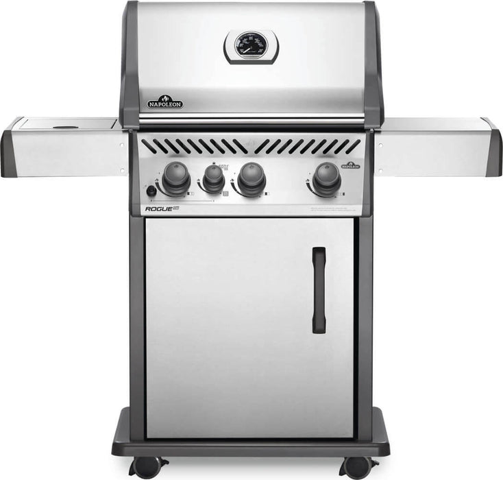 Napoleon Rogue XT 425 Stainless Steel Gas Grill with Infrared Side Burner