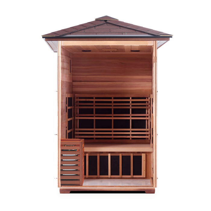 Enlighten SaunaTerra MoonLight 2 Dry Traditional Outdoor Sauna | 2 Persons