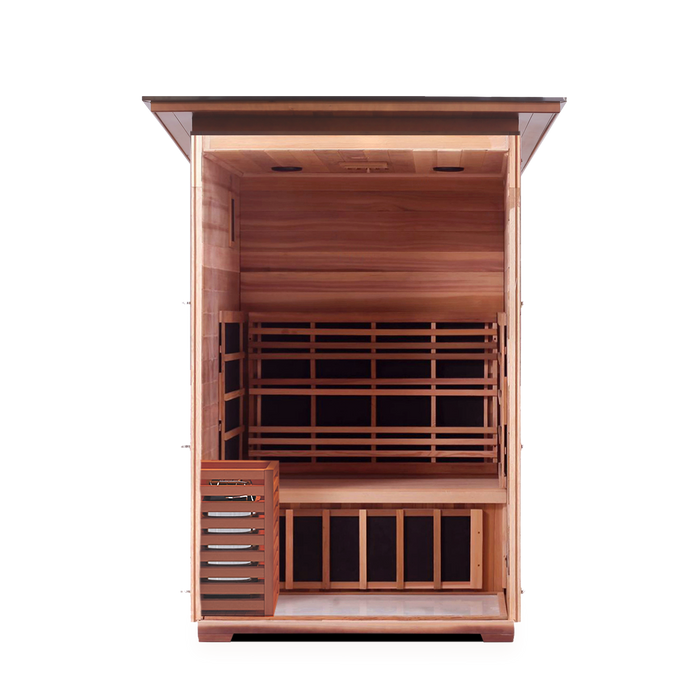 Enlighten SaunaTerra MoonLight 2 Dry Traditional Outdoor Sauna | 2 Persons