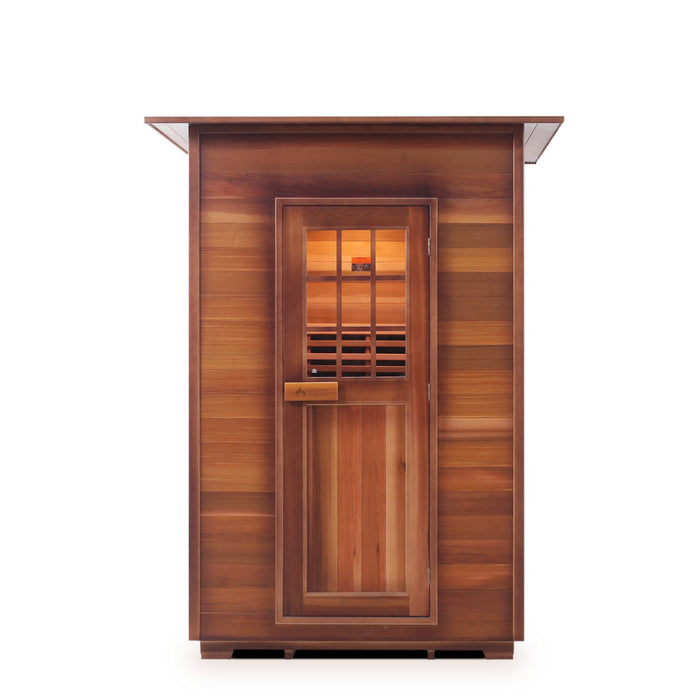 Enlighten InfraNature Duet Sapphire 2 Hybrid Infrared/Traditional Indoor Sauna | 2 Persons