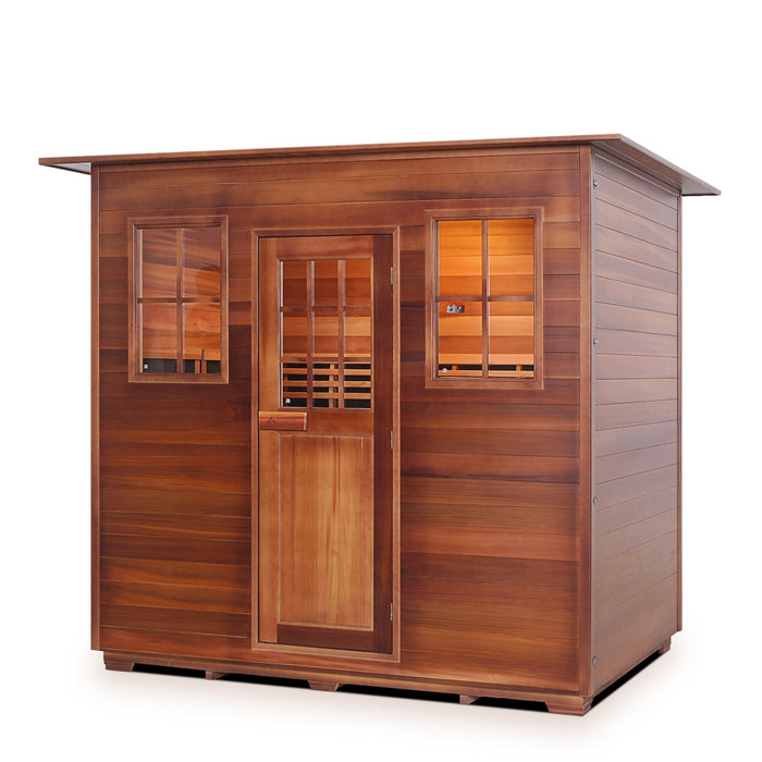 Enlighten InfraNature Duet Sapphire 5 Hybrid Infrared/Traditional Indoor Sauna | 5 Persons