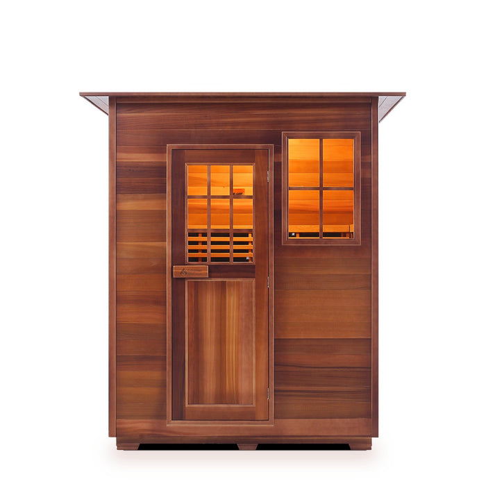 Enlighten InfraNature Original Sierra 3 Full Spectrum Infrared Indoor Sauna| 3 Persons
