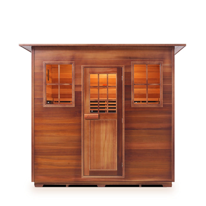 Enlighten InfraNature Original Sierra 5 Full Spectrum Infrared Indoor Sauna | 5 Persons