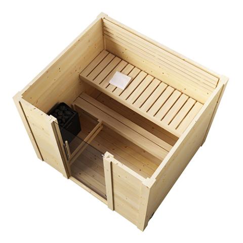 SaunaLife Model G2 Outdoor Home Sauna Kit | 4 Persons