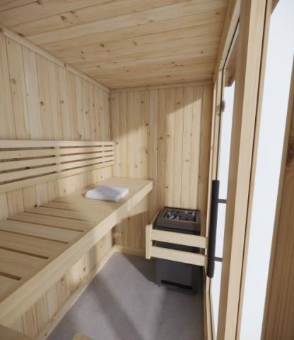 SaunaLife Model X6 Indoor Home Sauna | 3 Persons