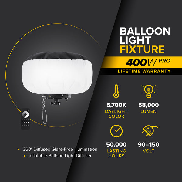 SeeDevil G3 - 400 Watt Balloon Light Fixture