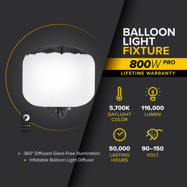 SeeDevil G3 - 800 Watt Balloon Light Fixture