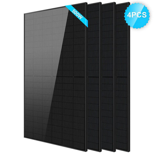 500W Solar Panel 4 pcs