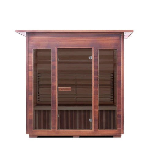 Enlighten SaunaTerra SunRise 4 Dry Traditional Indoor Sauna | 4 Persons