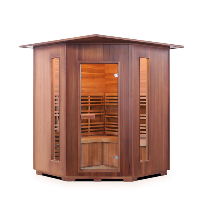 Enlighten SaunaTerra SunRise 4C Dry Traditional Indoor Sauna | 4 Persons