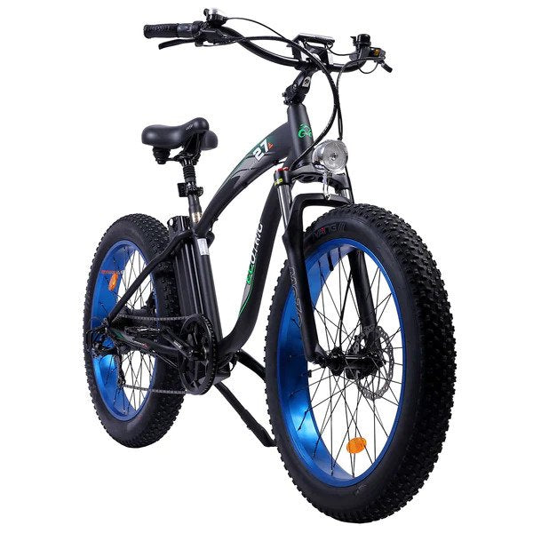 Ecotric Hammer Fat Tire Electric Bike - Blue