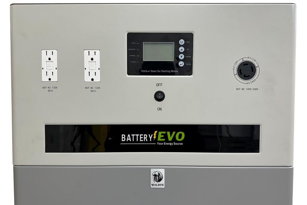 BatteryEVO Walrus G2 Battery System (180Ah - 13kWh | 10kW Inverter)