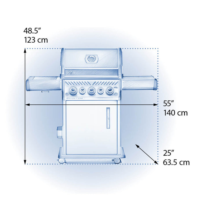 Napoleon Rogue SE 425 RSIB Gas Grill with Infrared Side and Rear Burners