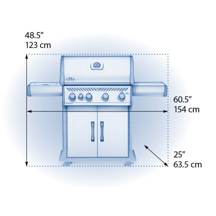 Napoleon ROGUE® SE 525 RSIB Gas Grill with Infrared Side and Rear Burners