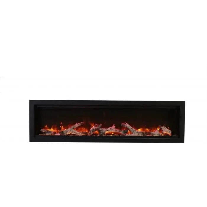 Amantii Symmetry Smart Indoor/Outdoor Linear Built-In Electric Fireplace