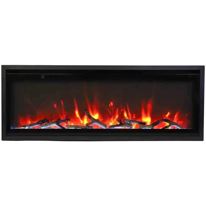 Amantii Symmetry Xtra Slim 50" Smart Linear Built-In Electric Fireplace