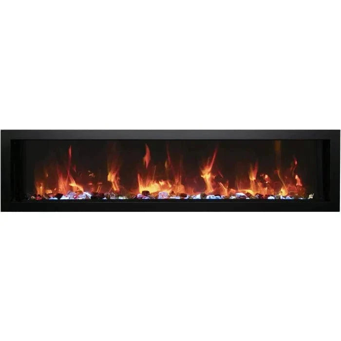 Amantii Symmetry Xtra Slim 50" Smart Linear Built-In Electric Fireplace