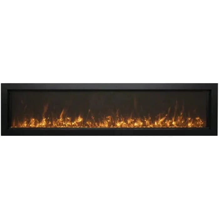 Amantii Symmetry Xtra Slim 50" Smart Linear Built-In Electric Fireplace