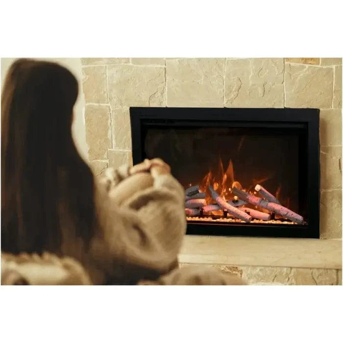 Amantii Traditional 26" to 48" Indoor/Outdoor Built-In Electric Firebox Insert