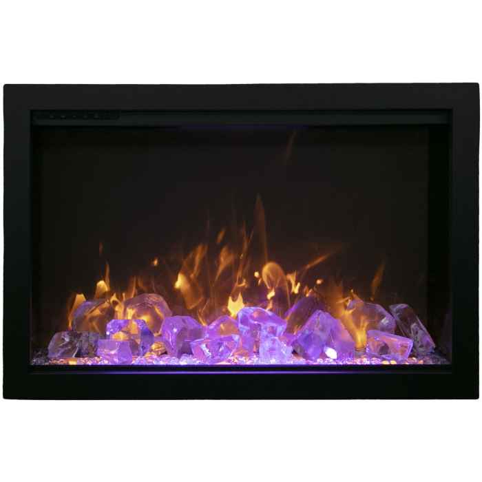 Amantii Traditional Bespoke 33" to 48" Indoor/Outdoor Smart Built-In Electric Firebox Insert