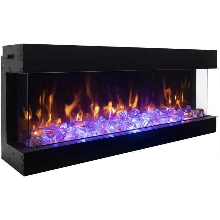 Amantii Tru-View XL 40" to 72" Deep Indoor/Outdoor 3-Sided Built-In Smart Electric Fireplace